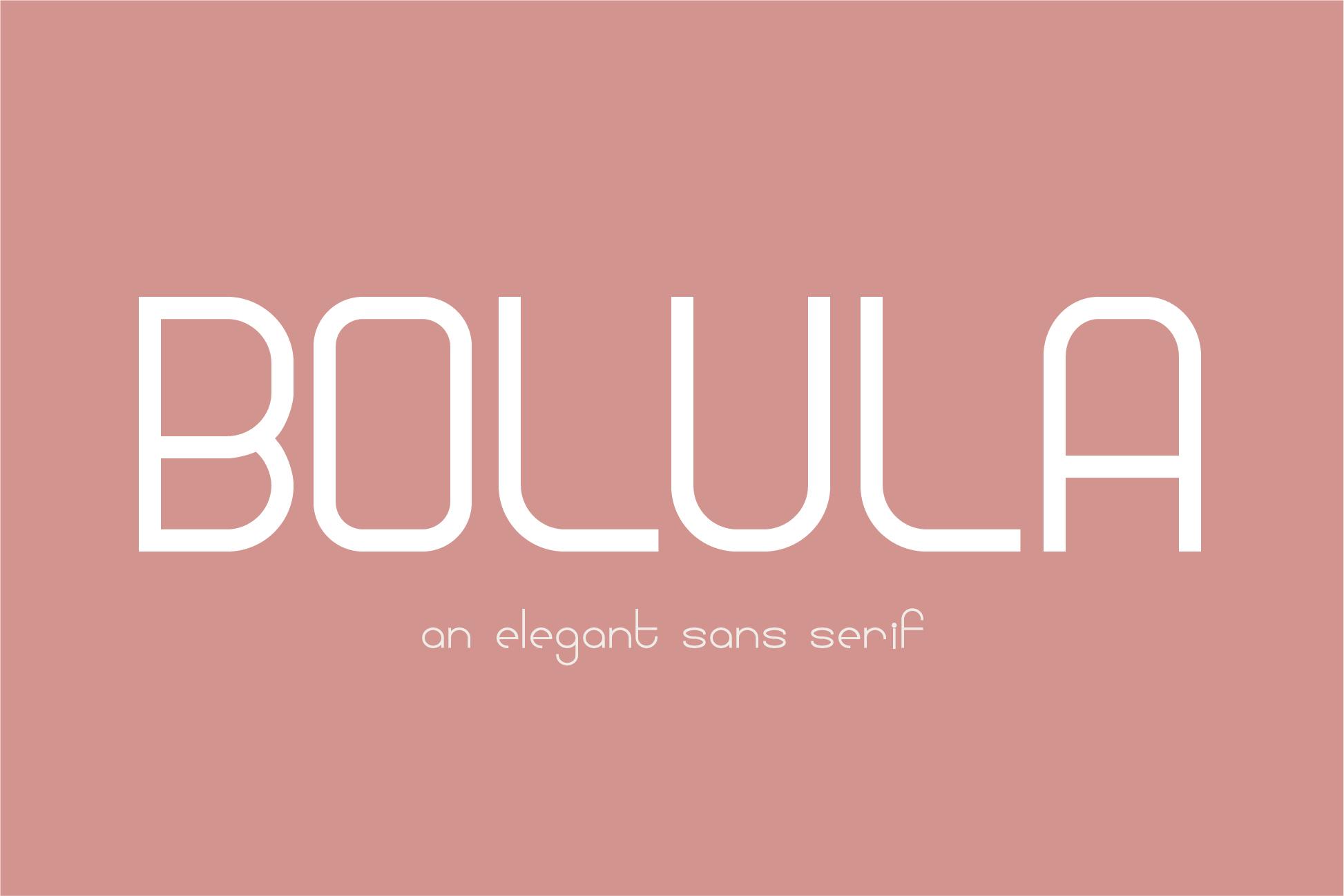 Bolula Font