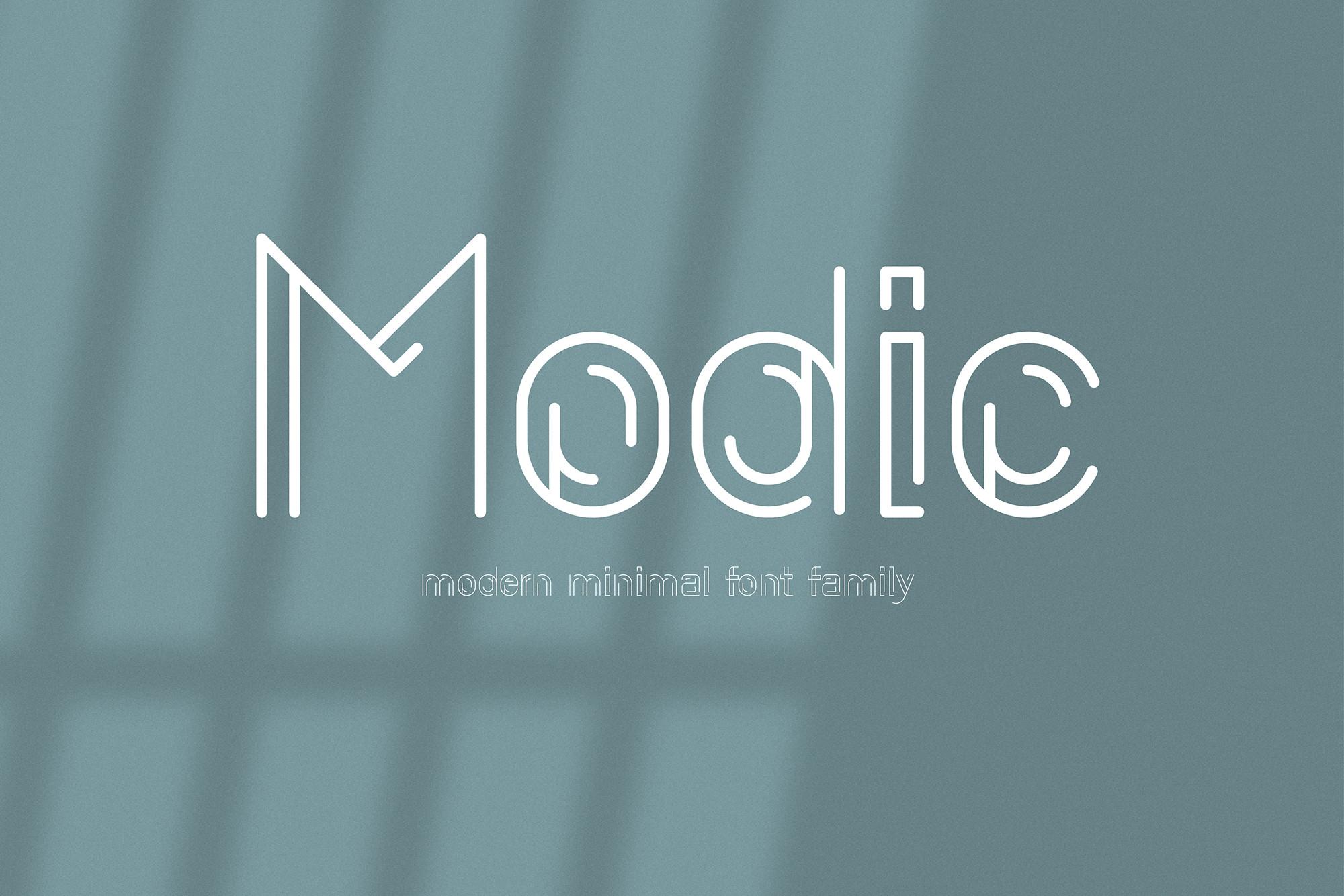 Modic Font