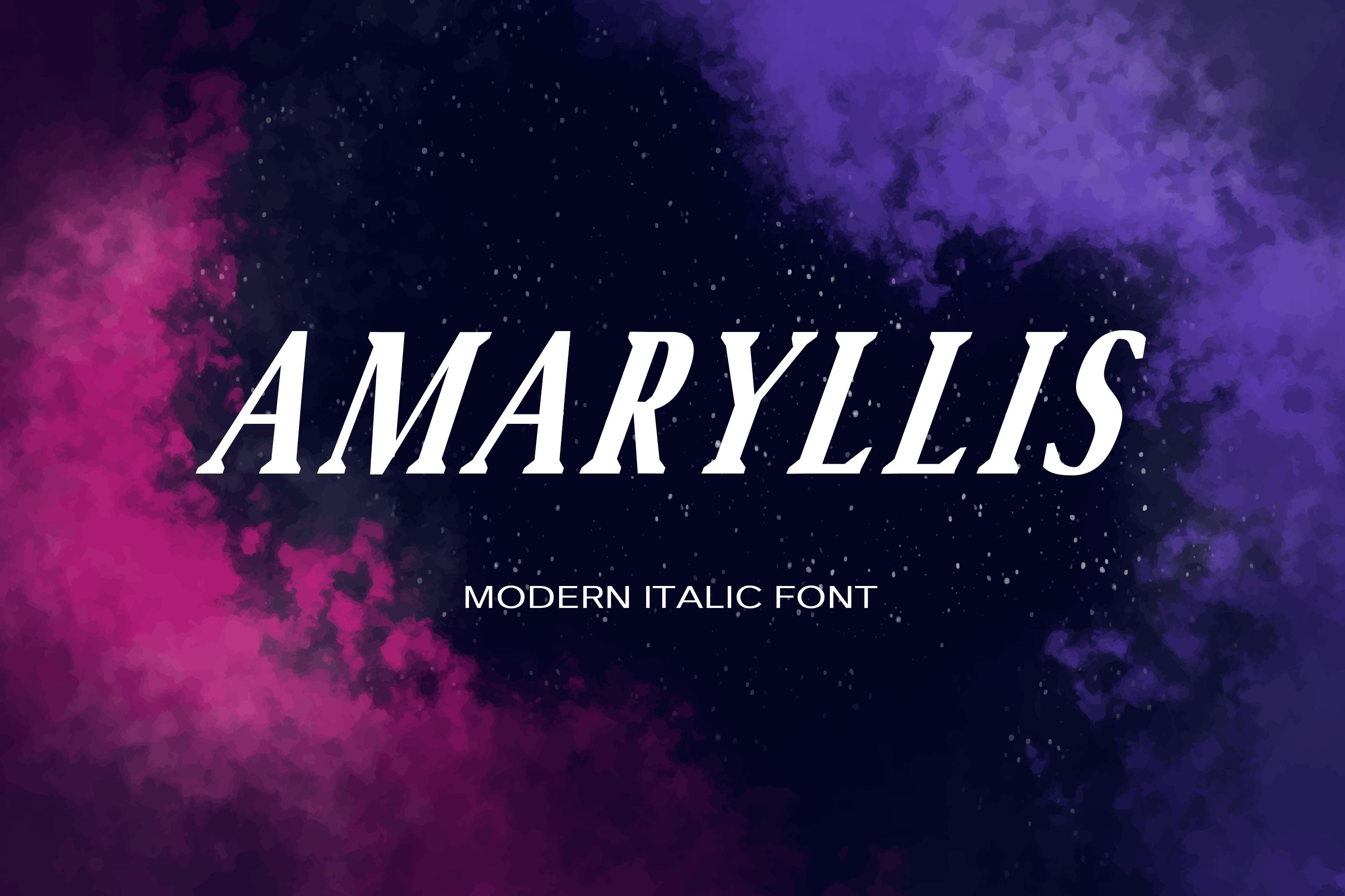 Amaryllis Font