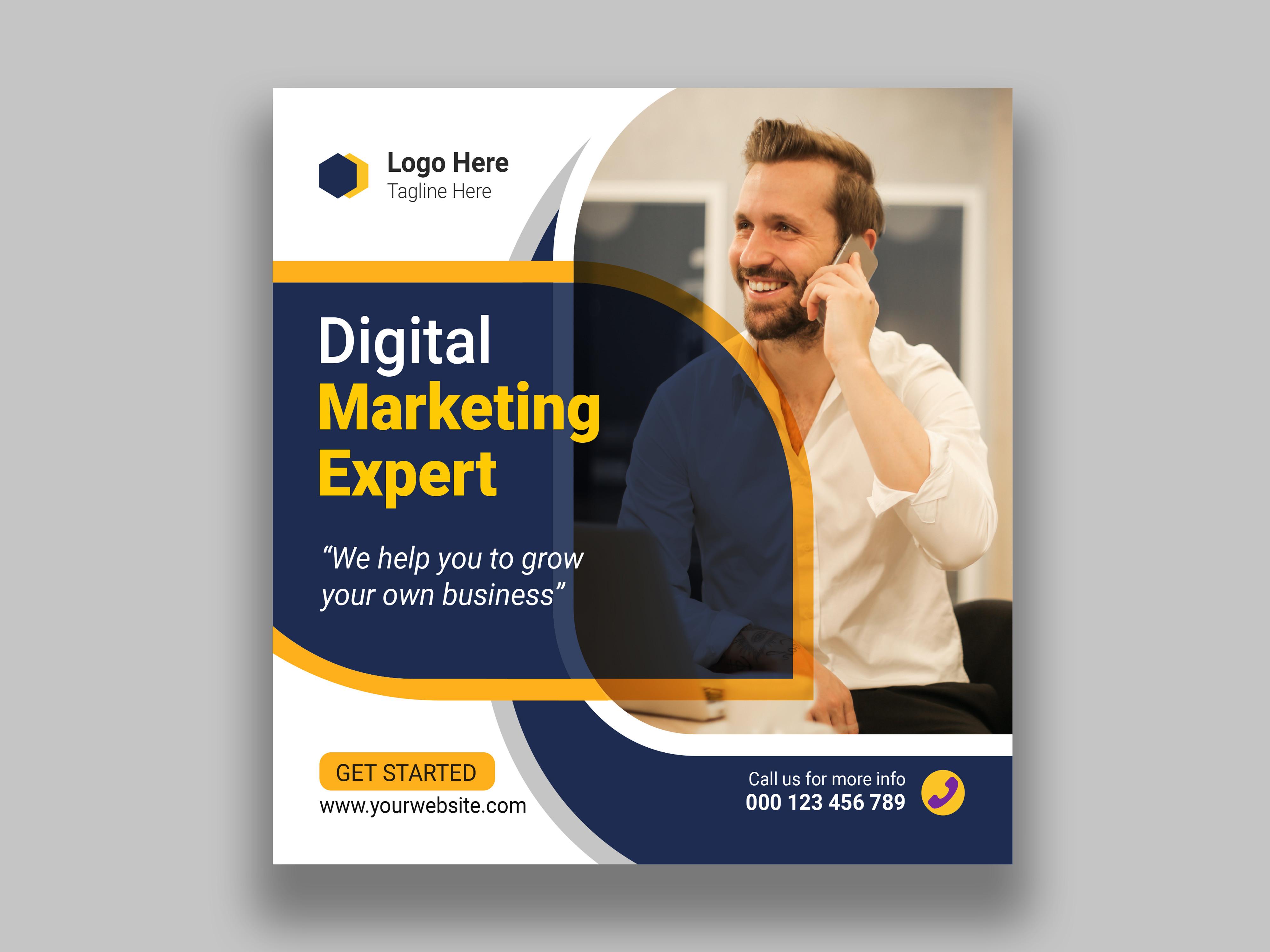 Digital Marketing Social Media Template
