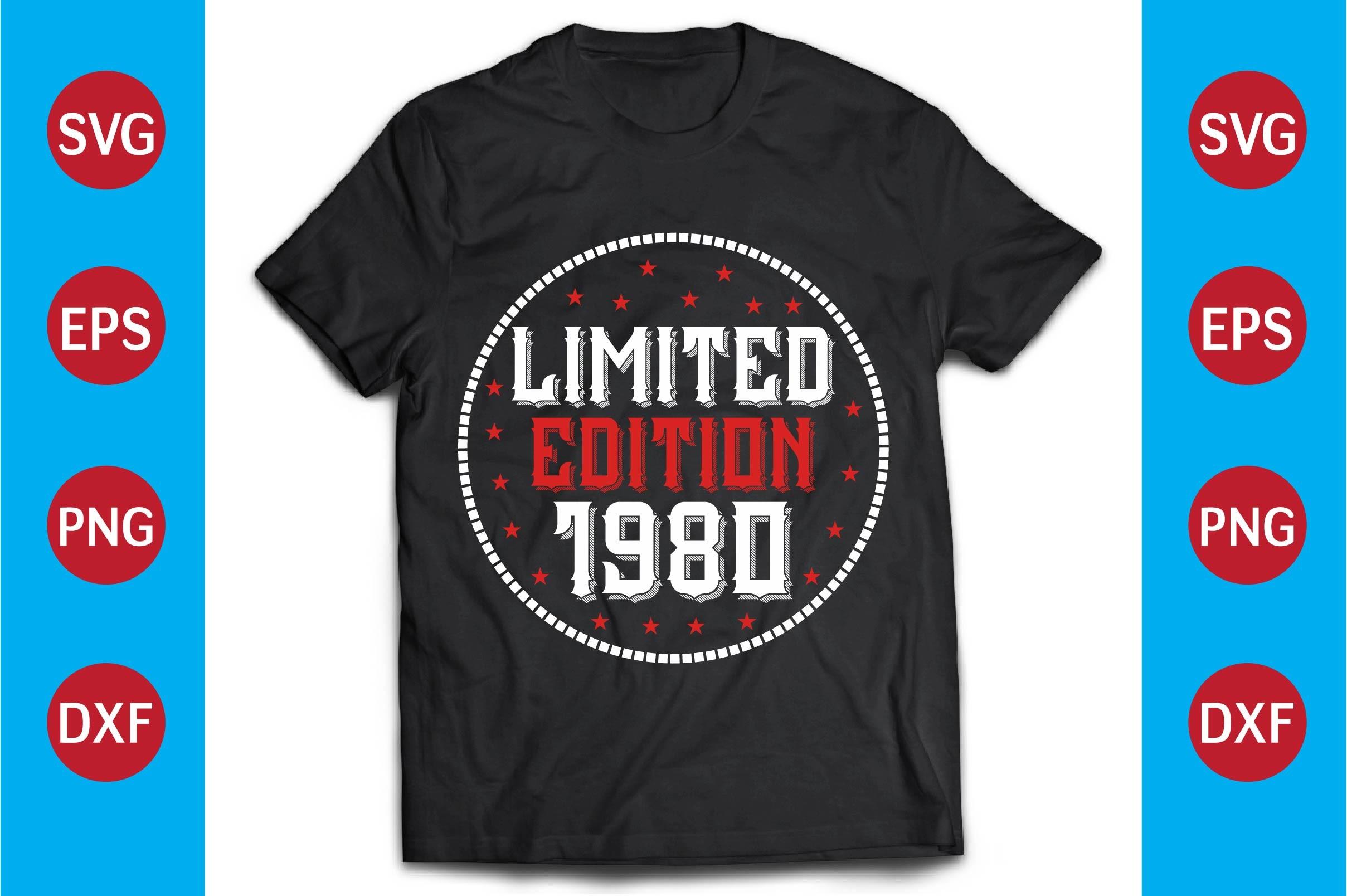 Limited Edition 1980  T-shirt Design