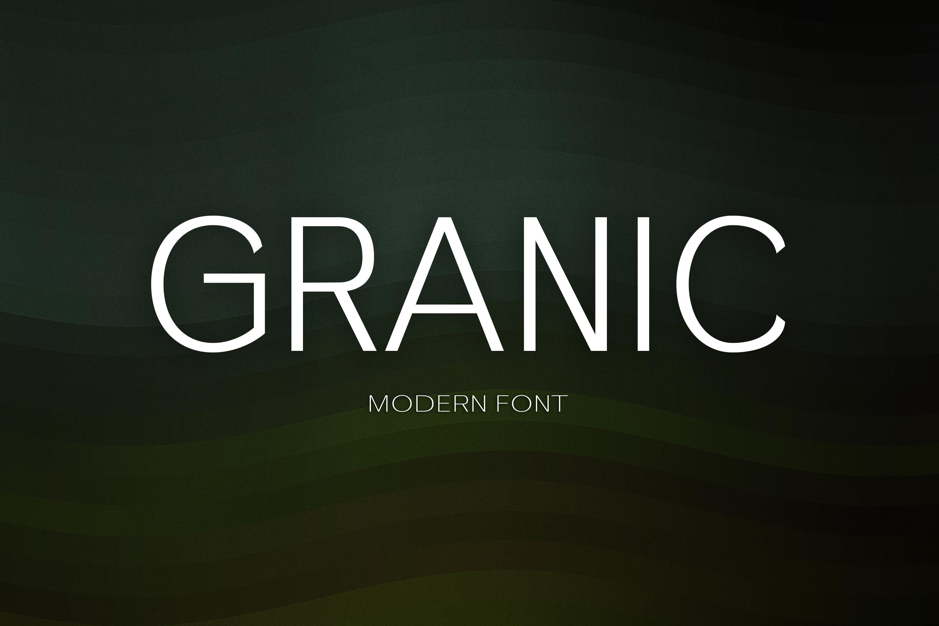Granic Font