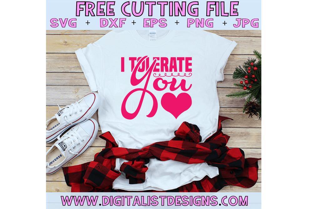 Anti Valentine's Day Svg Design, I Toler