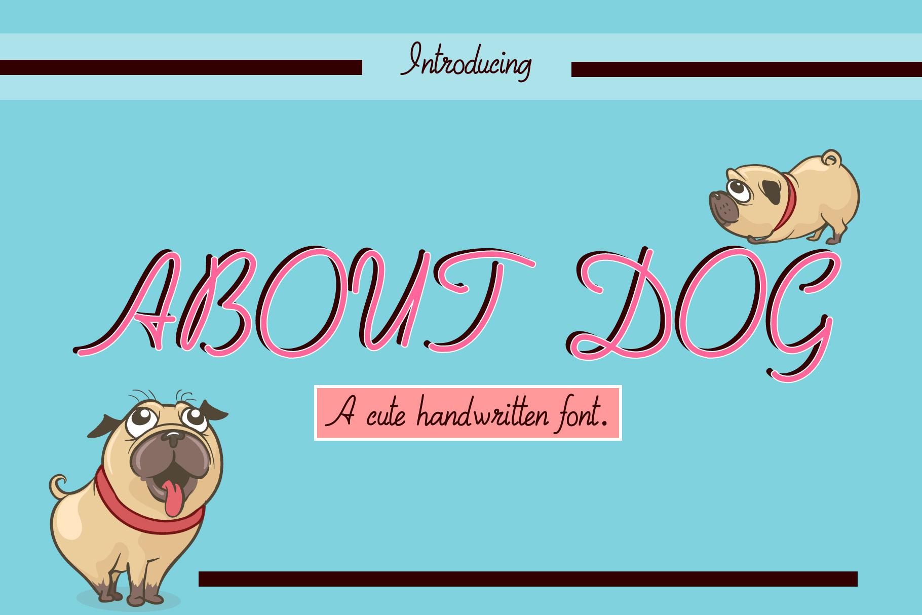 About Dog Font