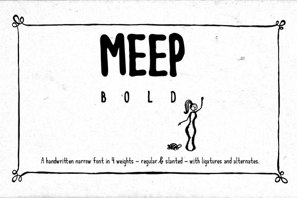 Meep Bold Font