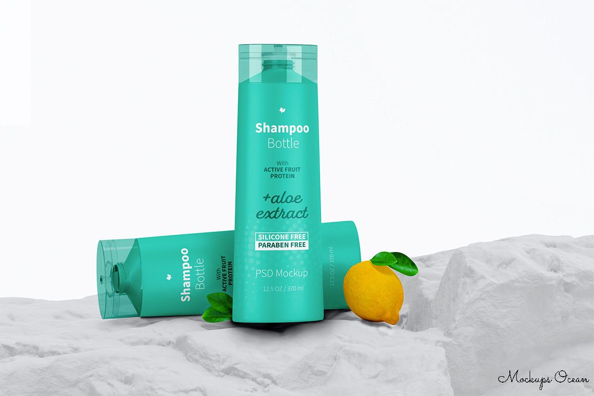 Shampoo Bottle Mockup