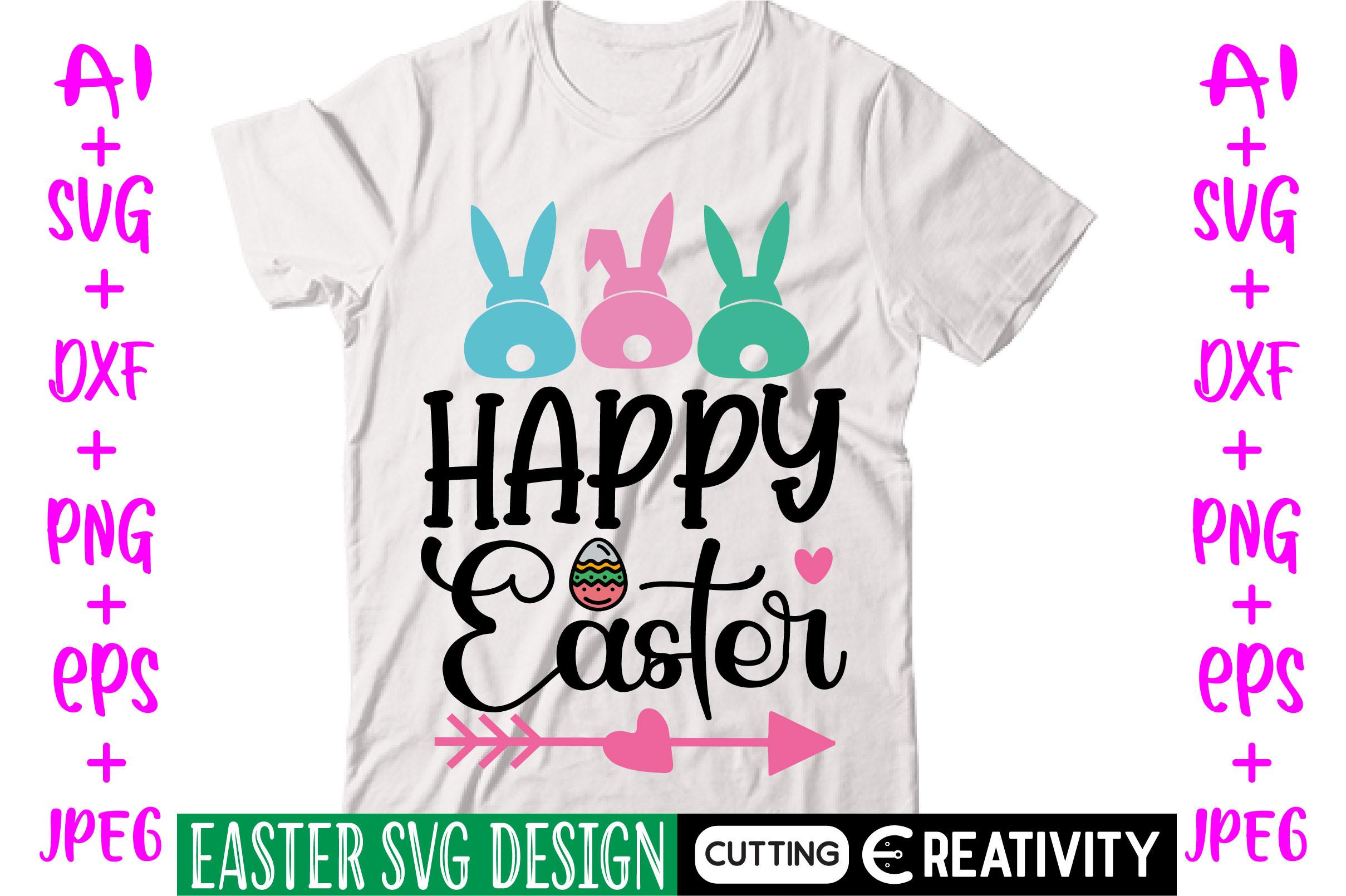 Happy Easter Svg