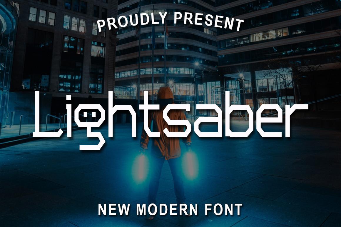 Lightsaber Font