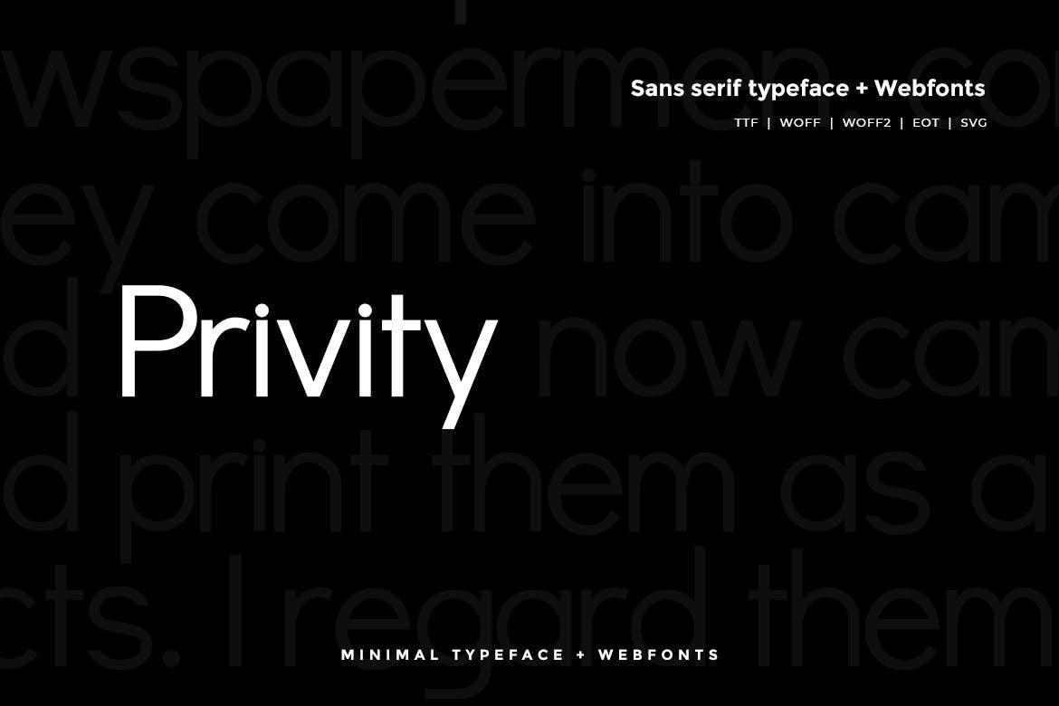 Privity Font