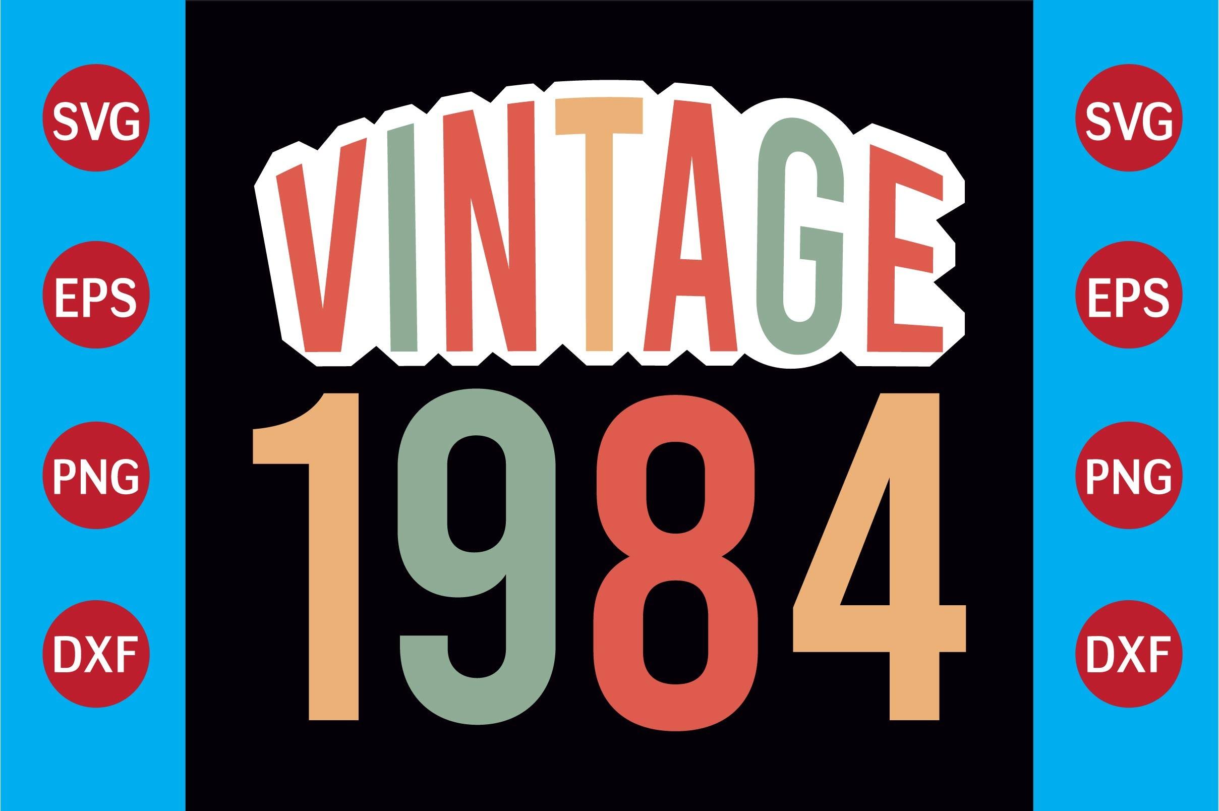 Vintage 1984  T-shirt Design