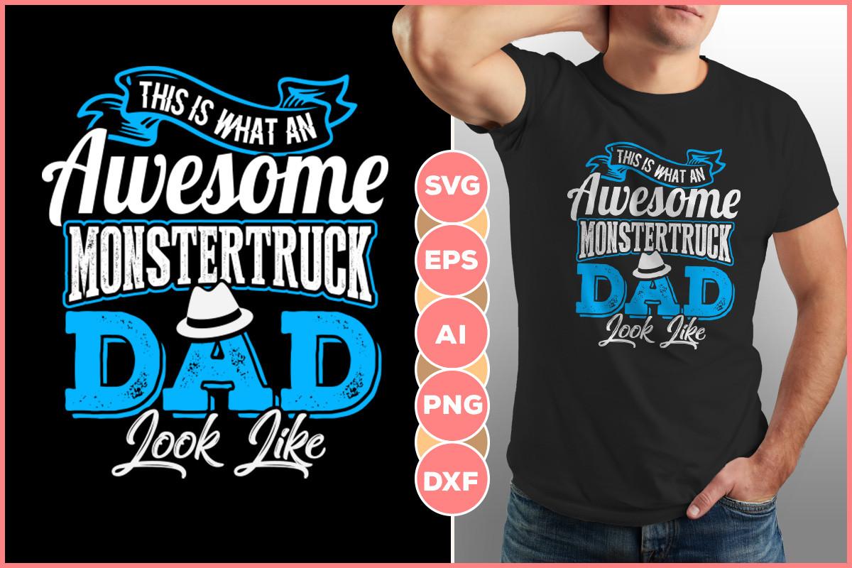 Monster Truck Dad Design