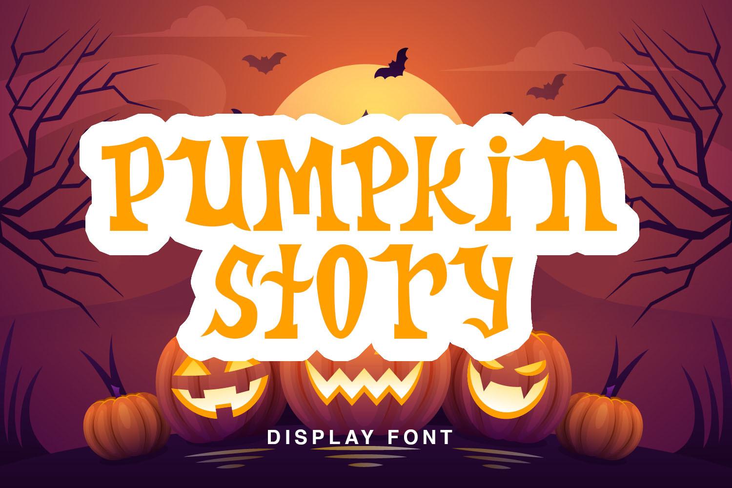 Pumpkin Story Font