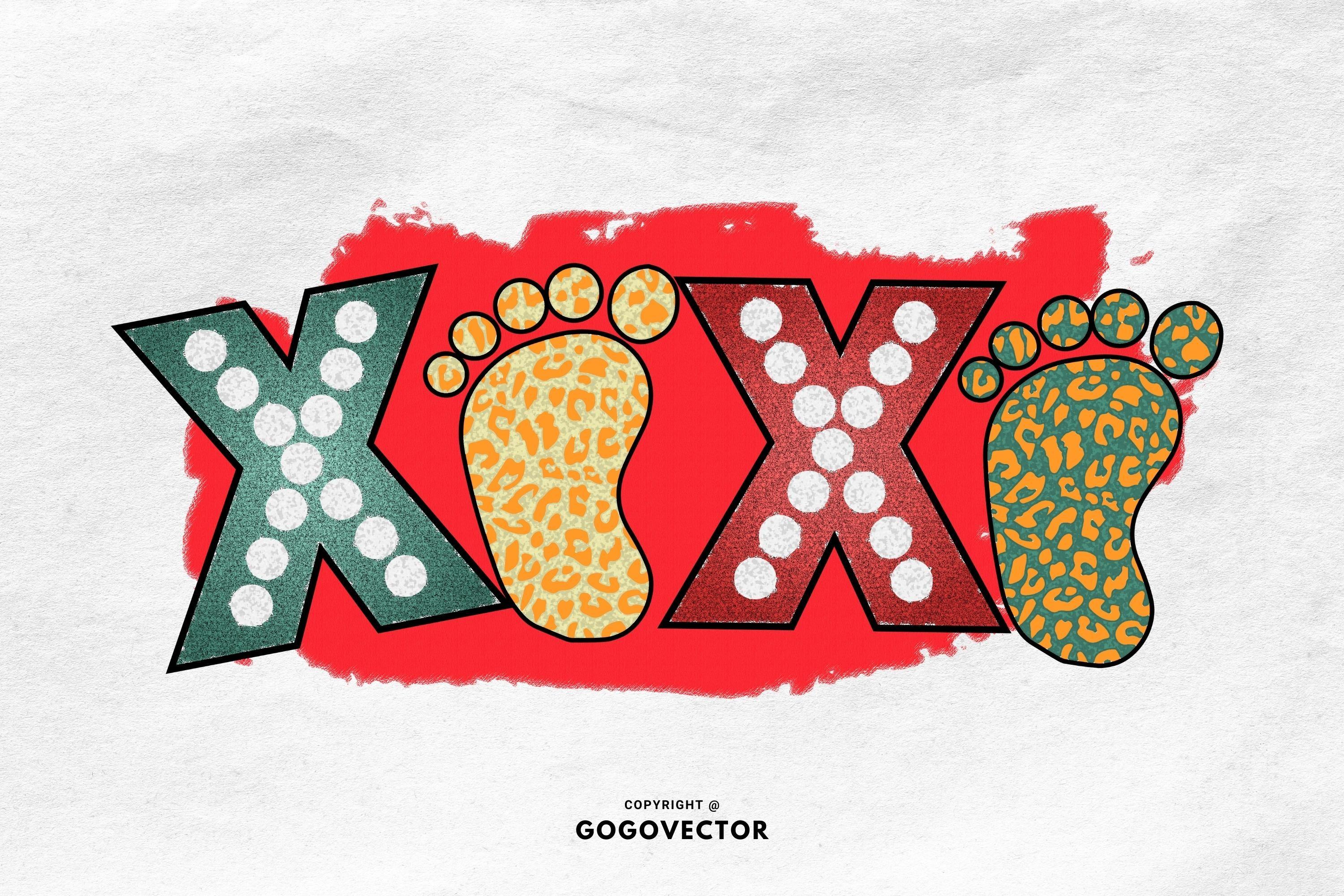 XoXo Valentine's PNG File Graphic