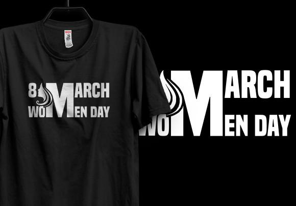 Women's Day T-shirt Design Template
