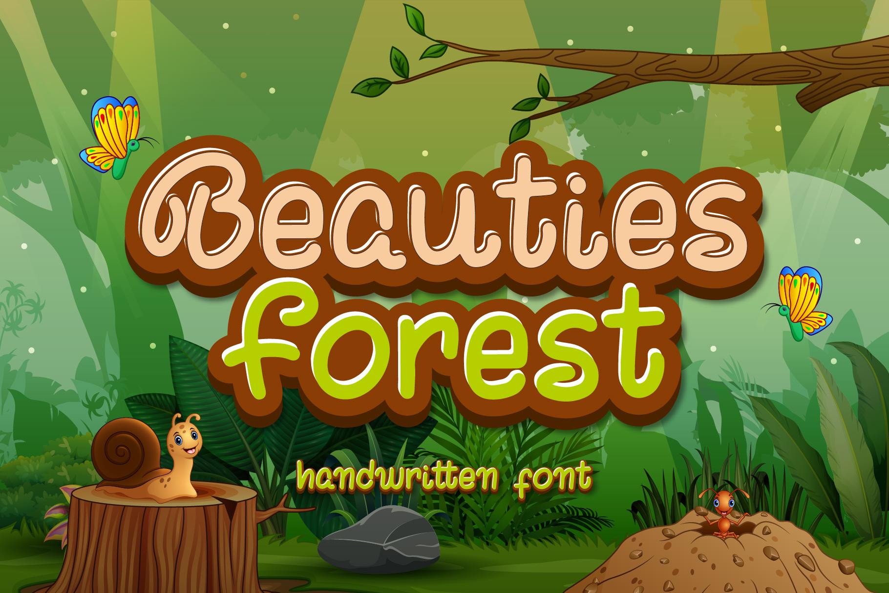 Beauties Forest Font