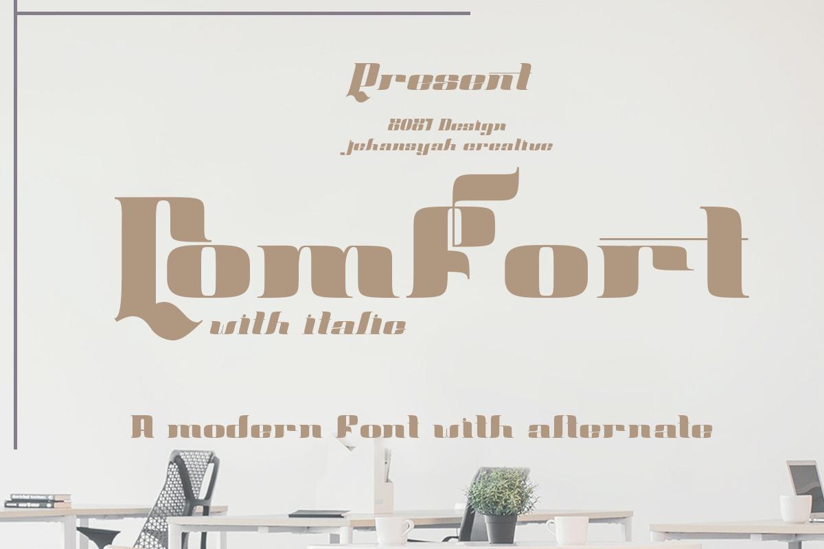 Comfort Font