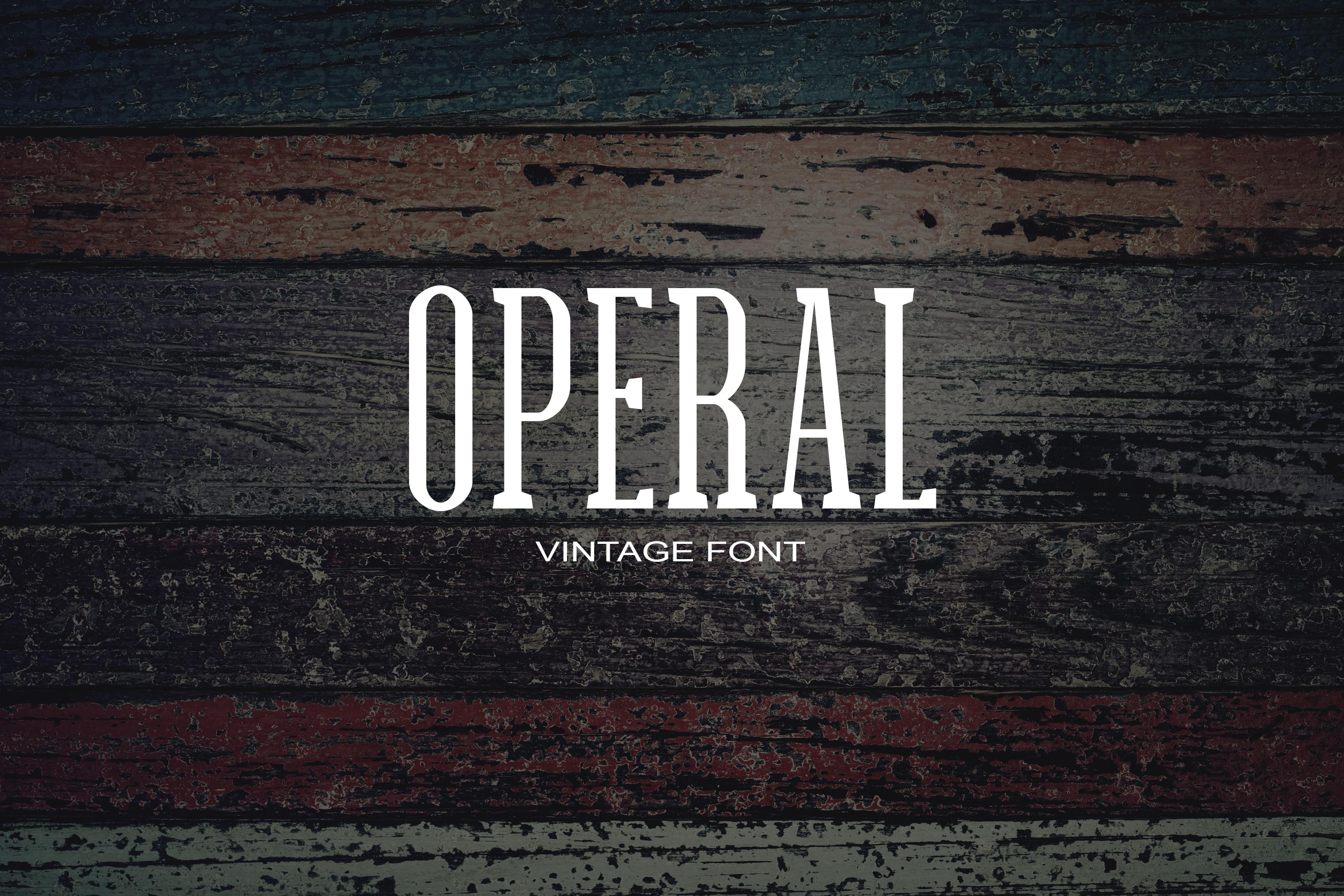 Operal Font