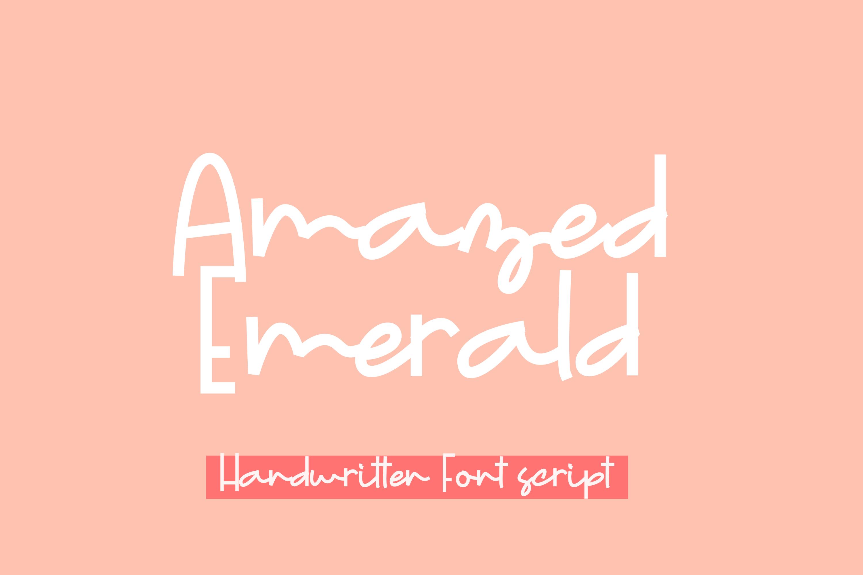 Amazed Emerald Font