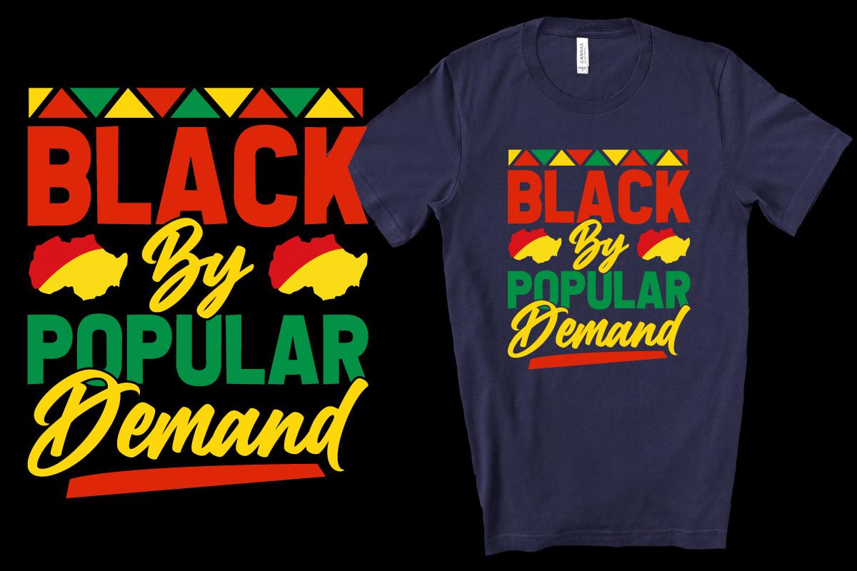 Black History T-Shirt Design