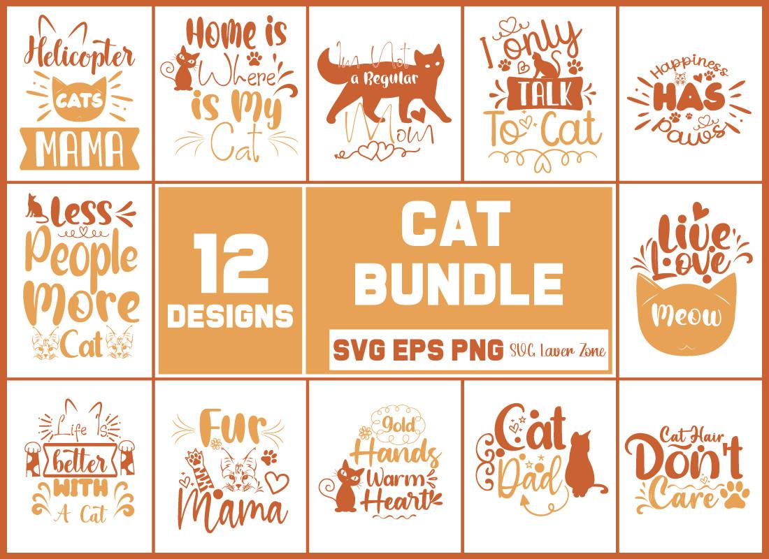 Cat Quotes Svg Bundle