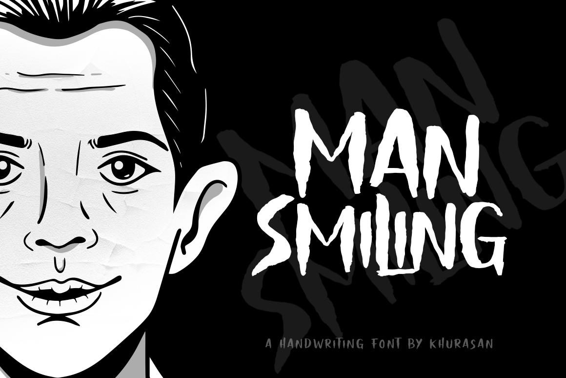 Man Smiling Font