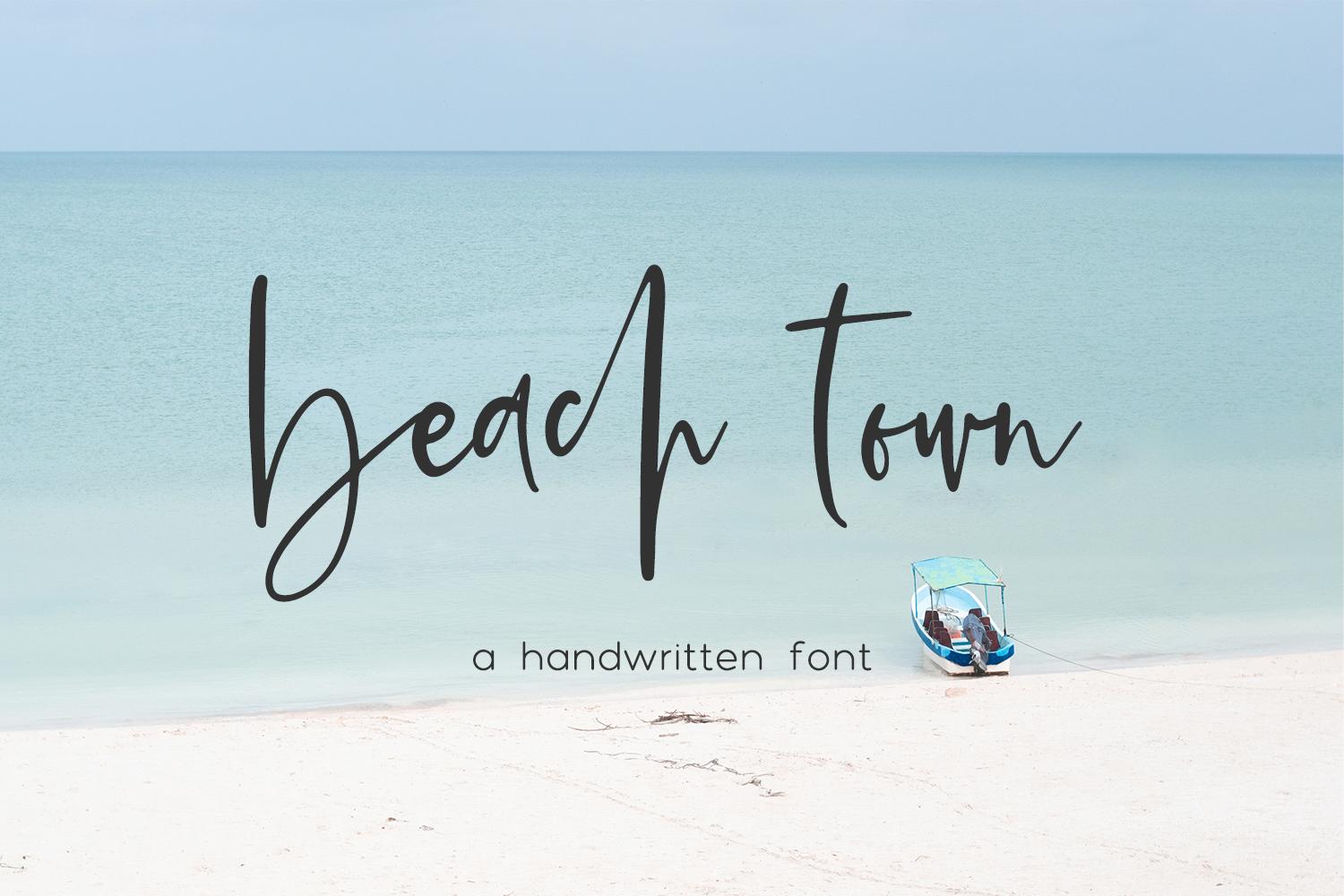 Beach Town Script Font