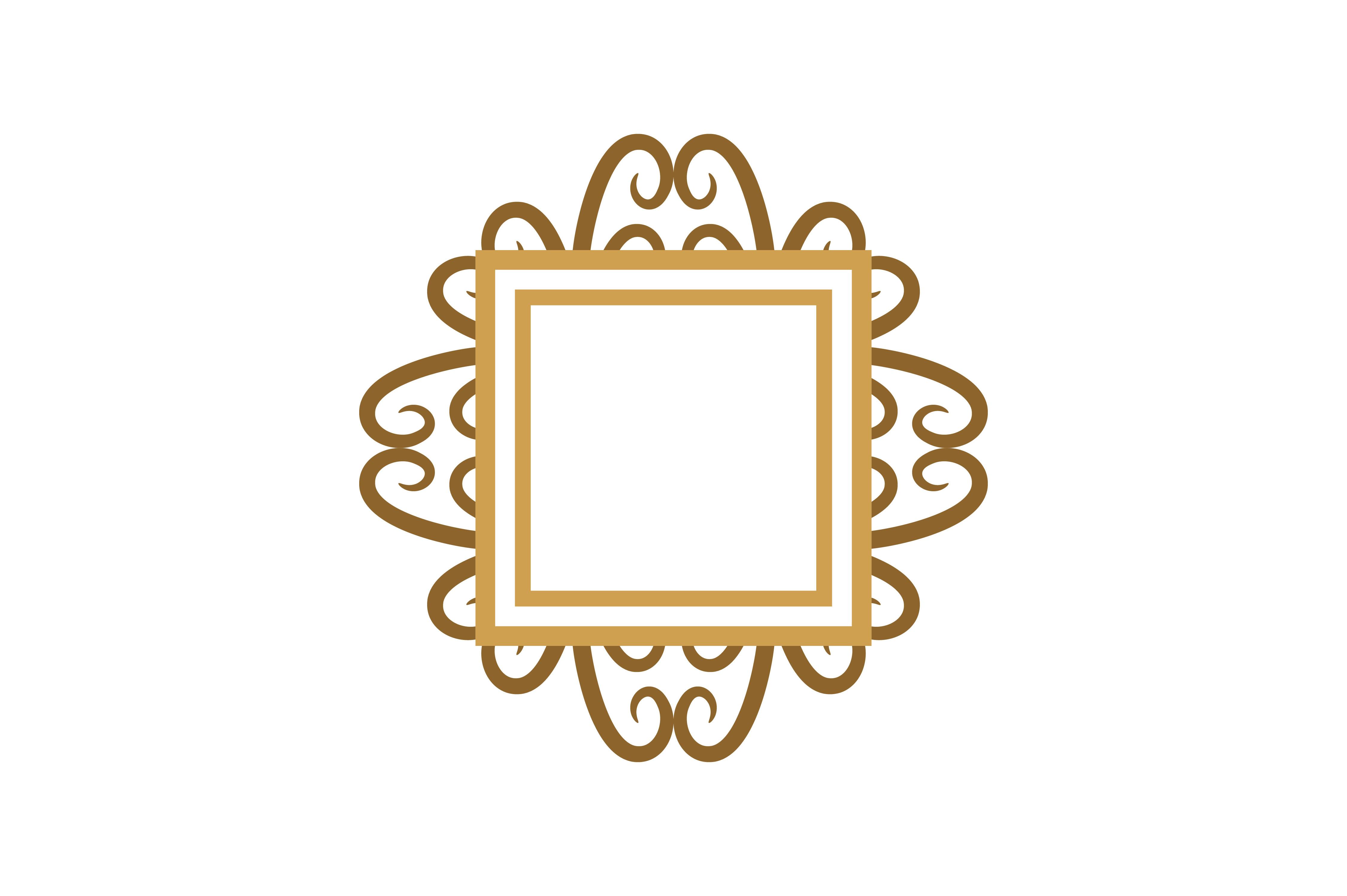 Frame Floral Decorative