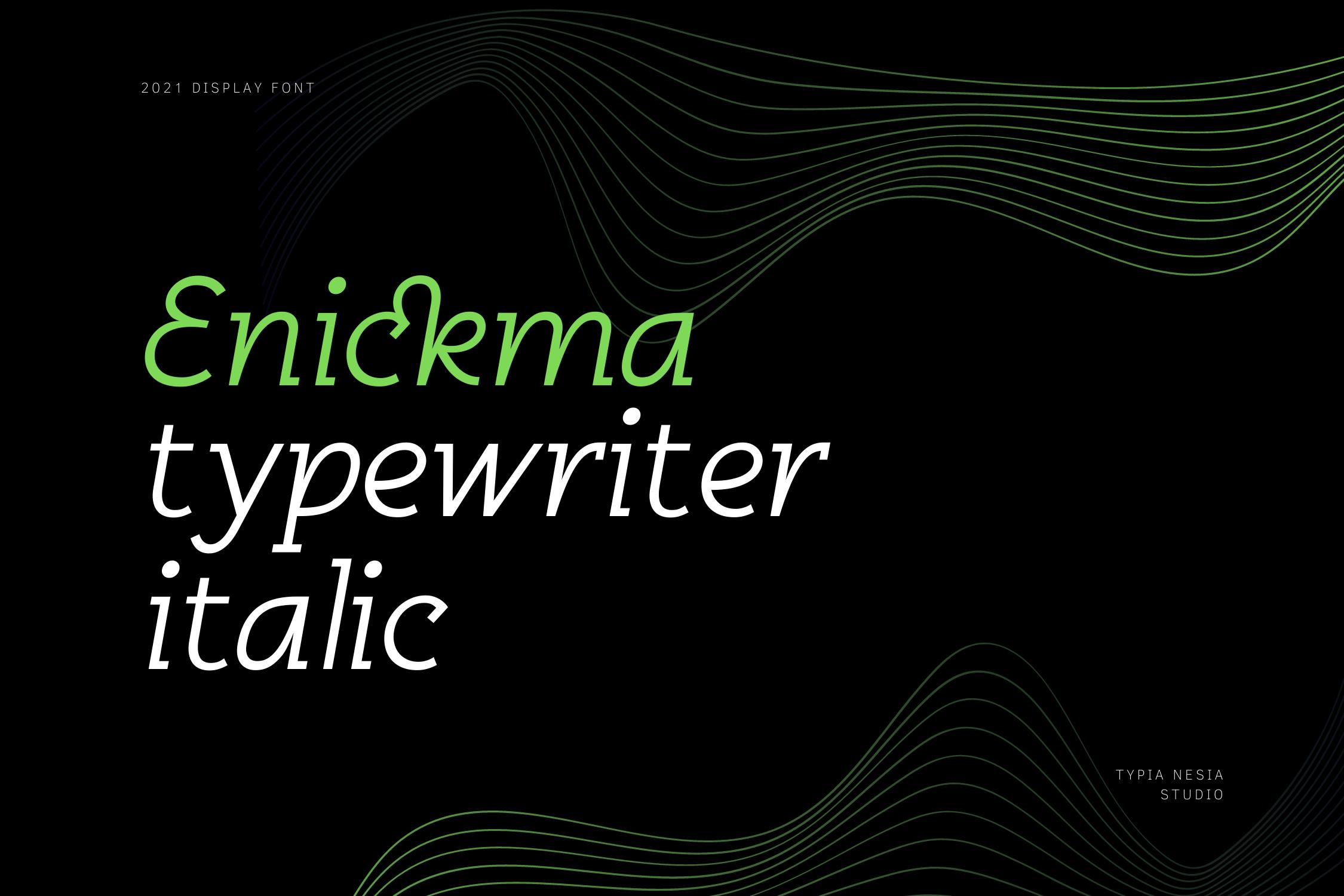 Enickma Font