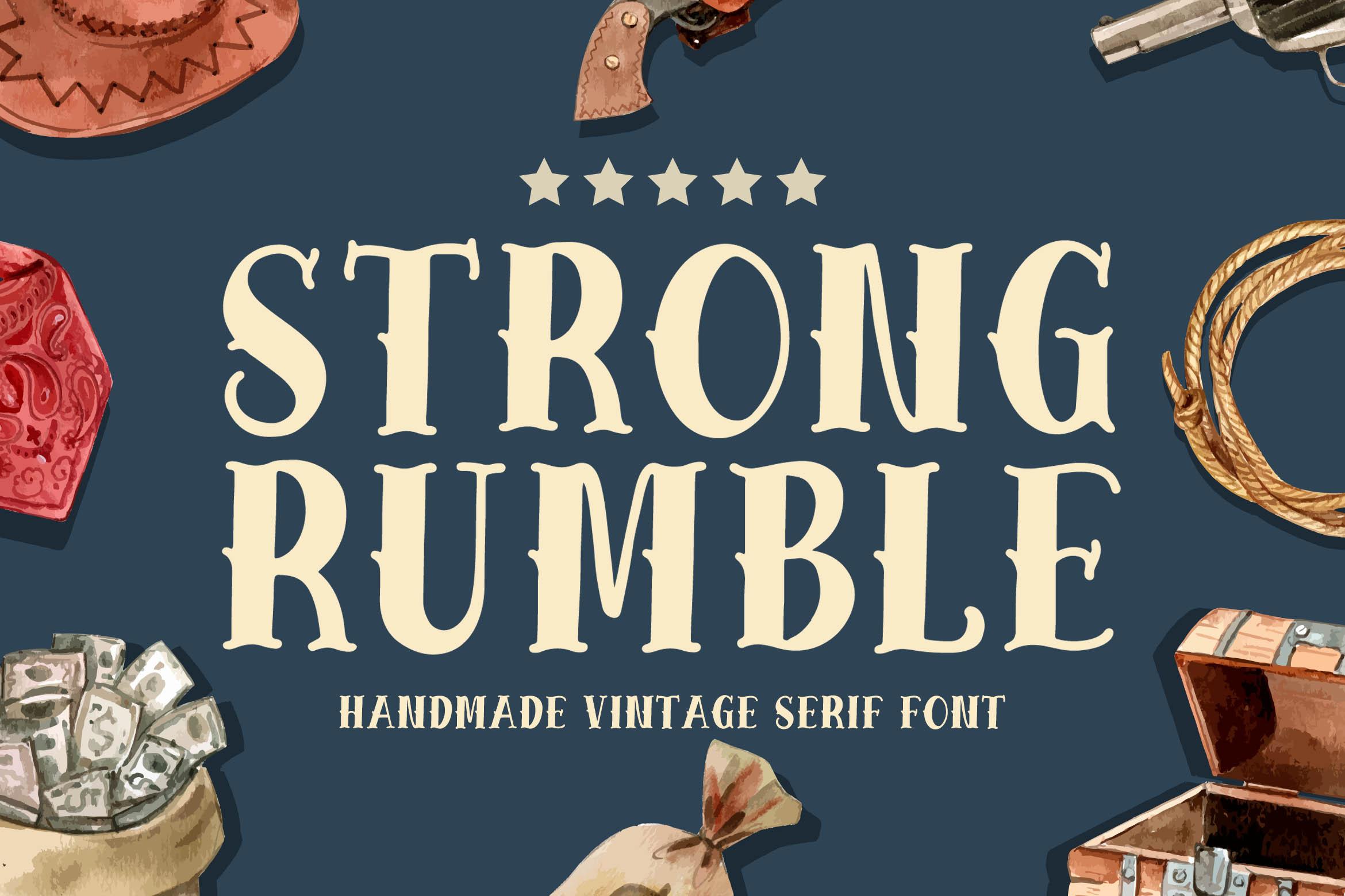 Strong Rumble Font