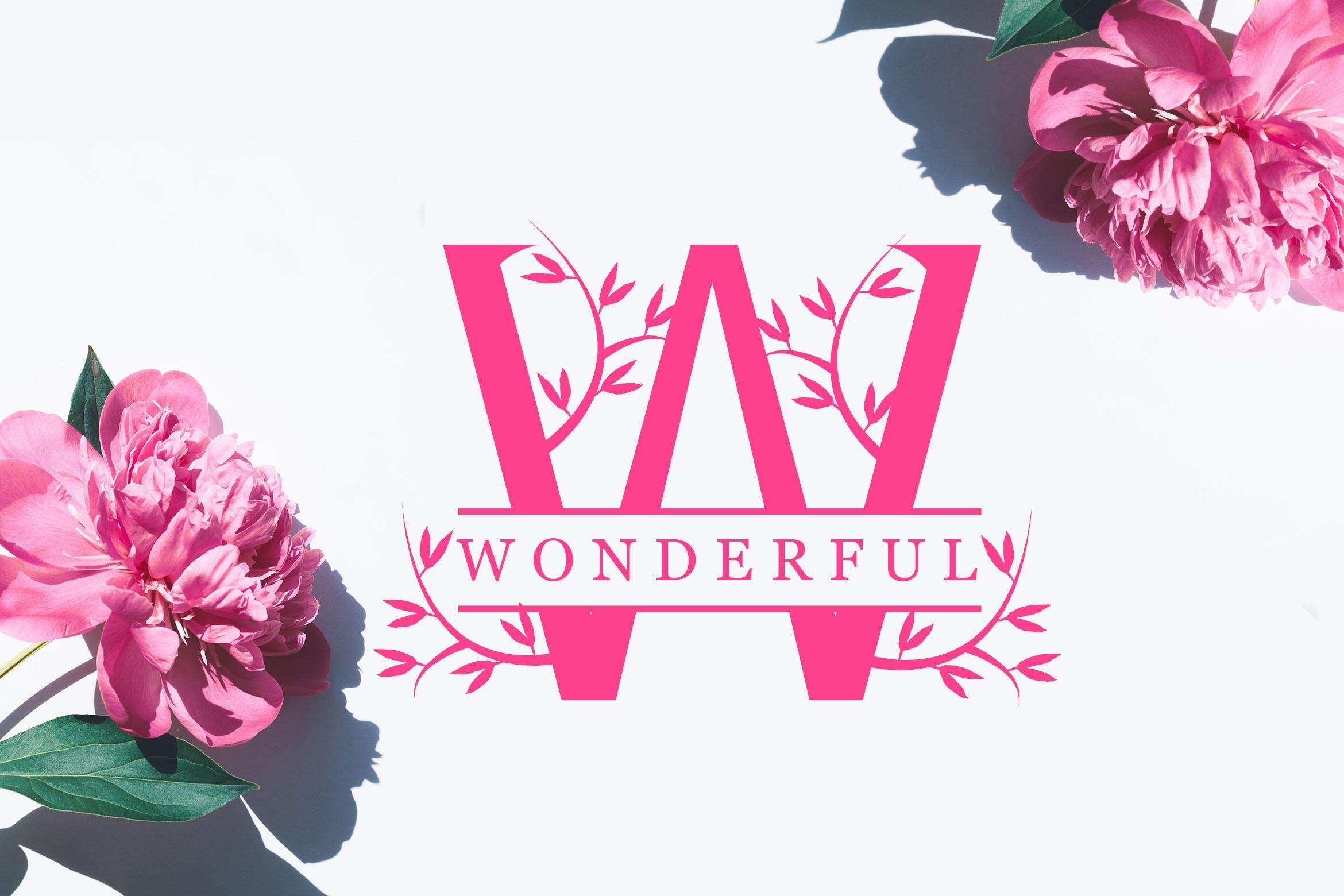 Wonderful Monogram Font