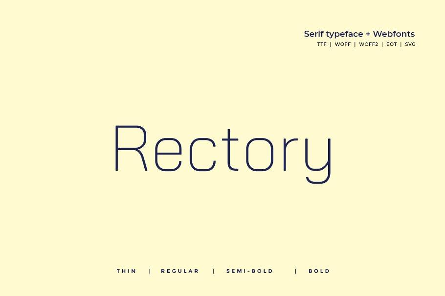 Rectory Font