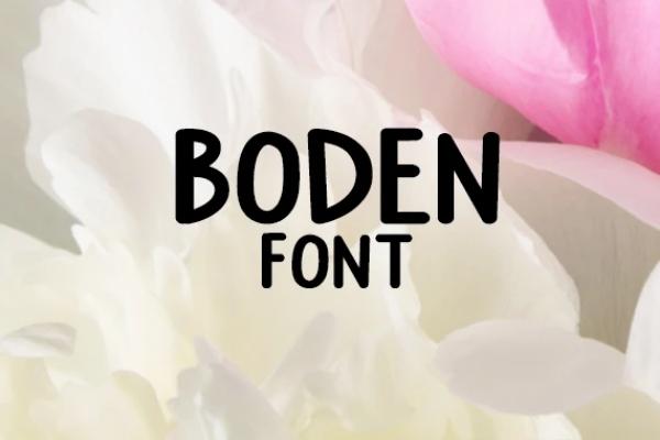 Boden Alpha Font