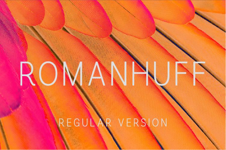 Romanhuff Font