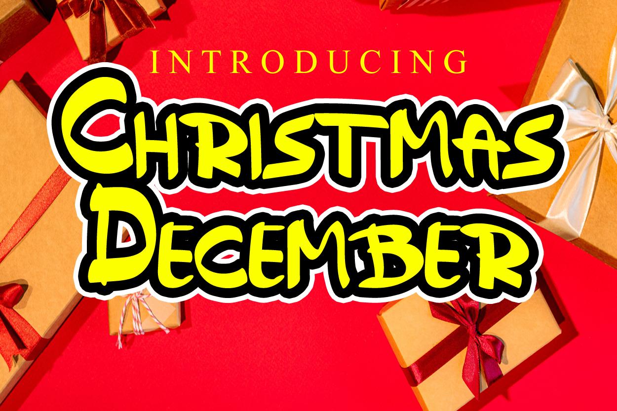 Christmas December Font