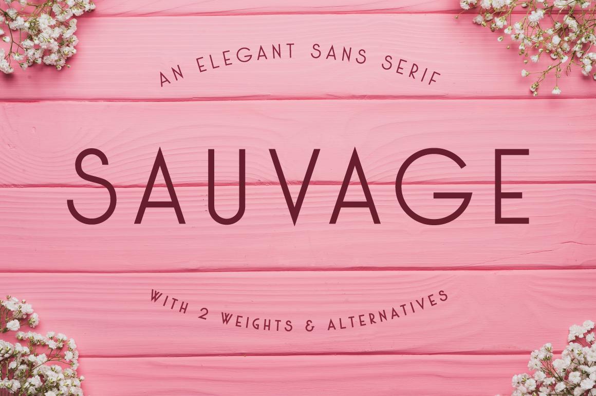 Sauvage Font