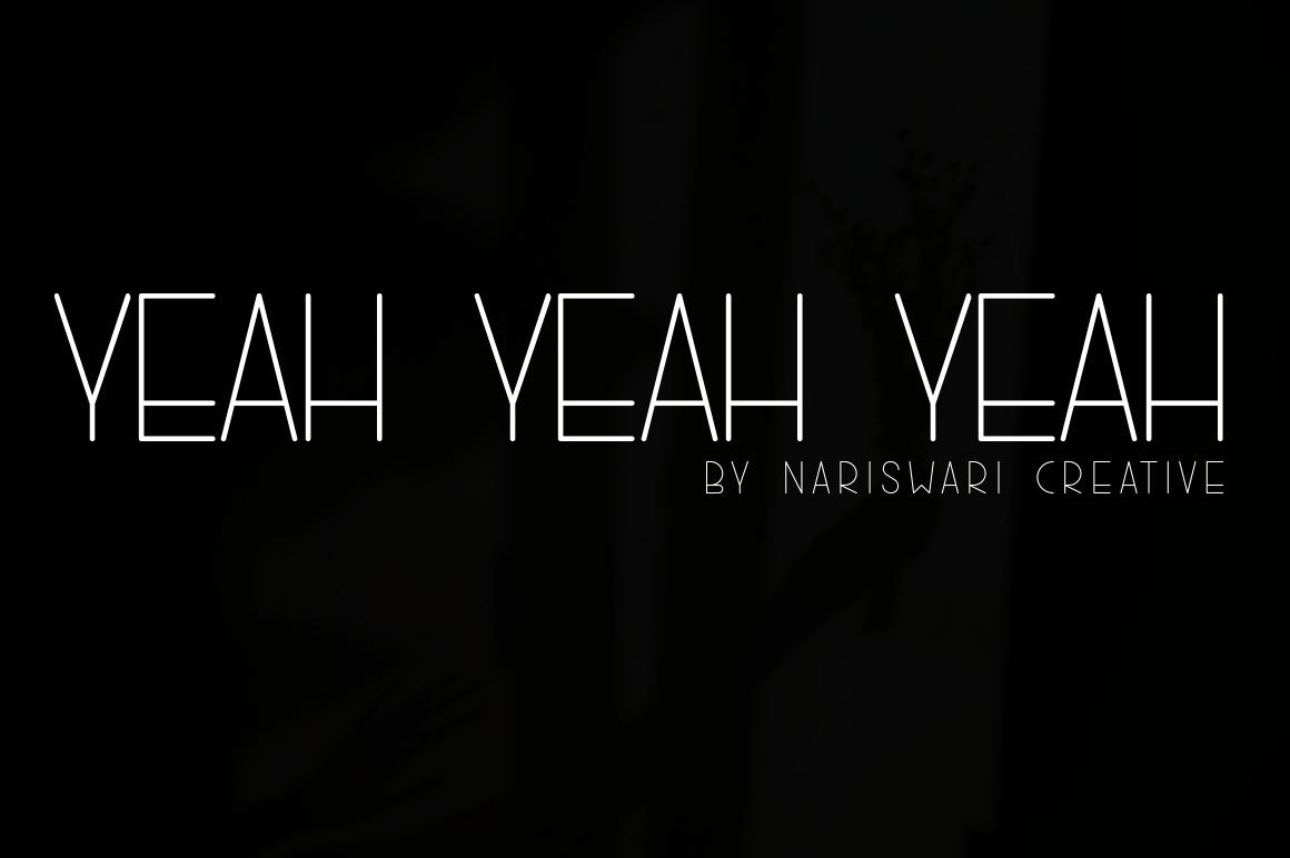 Yeah, Yeah, Yeah Font
