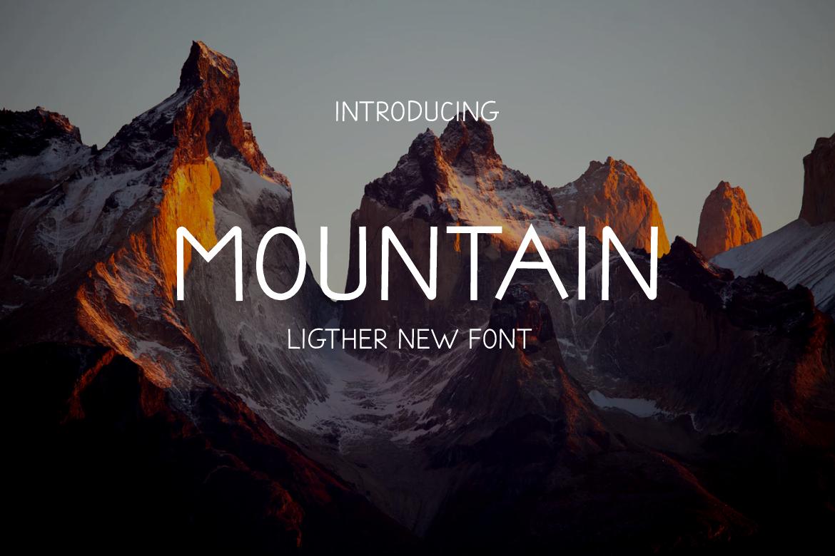 Mountain Font