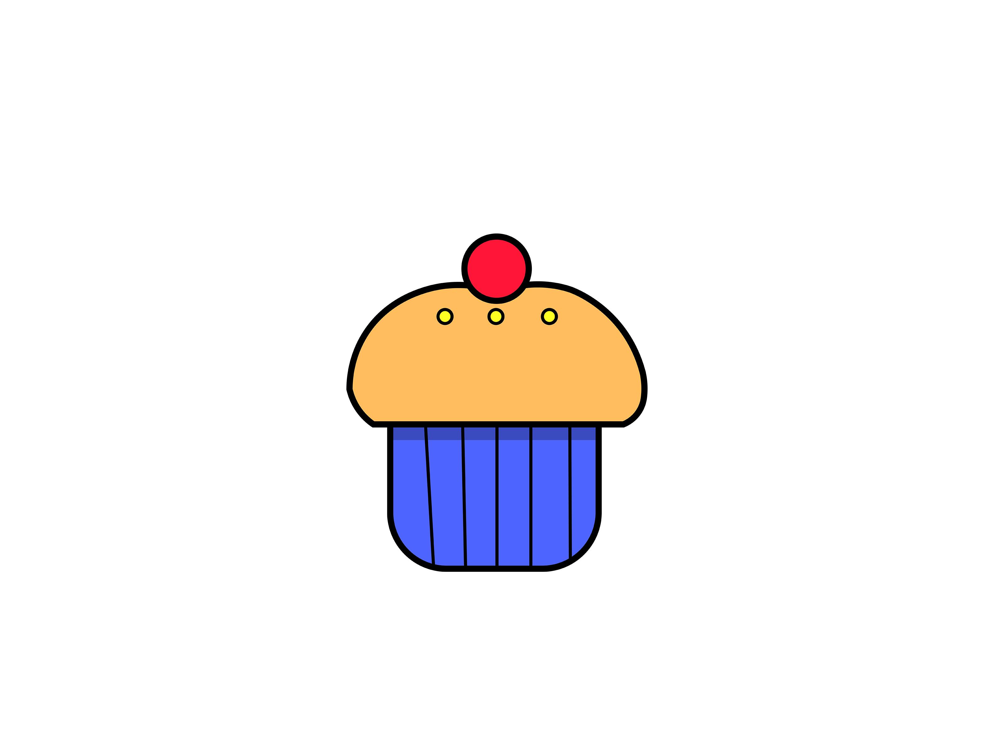 Easter Cupcakes Illustrations