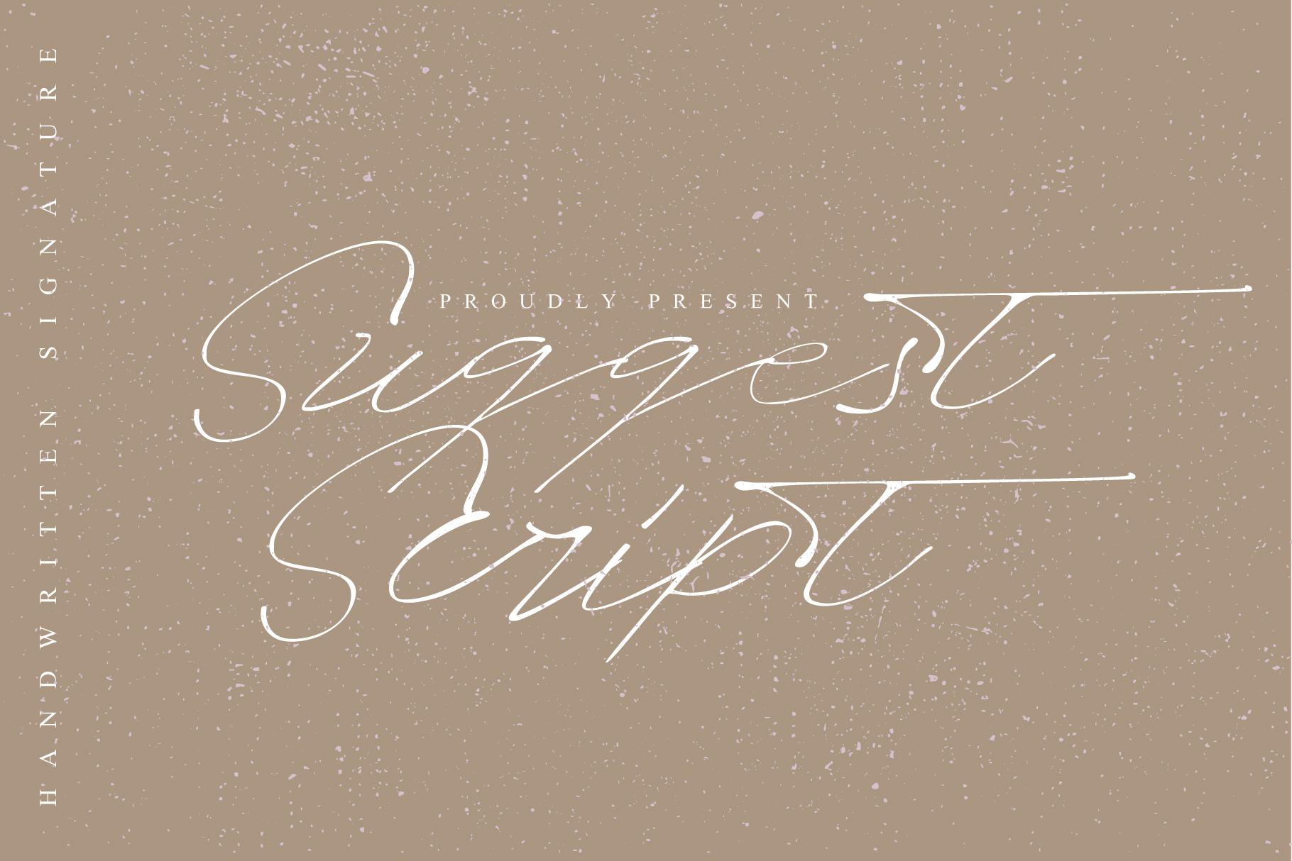 Suggest Script Font