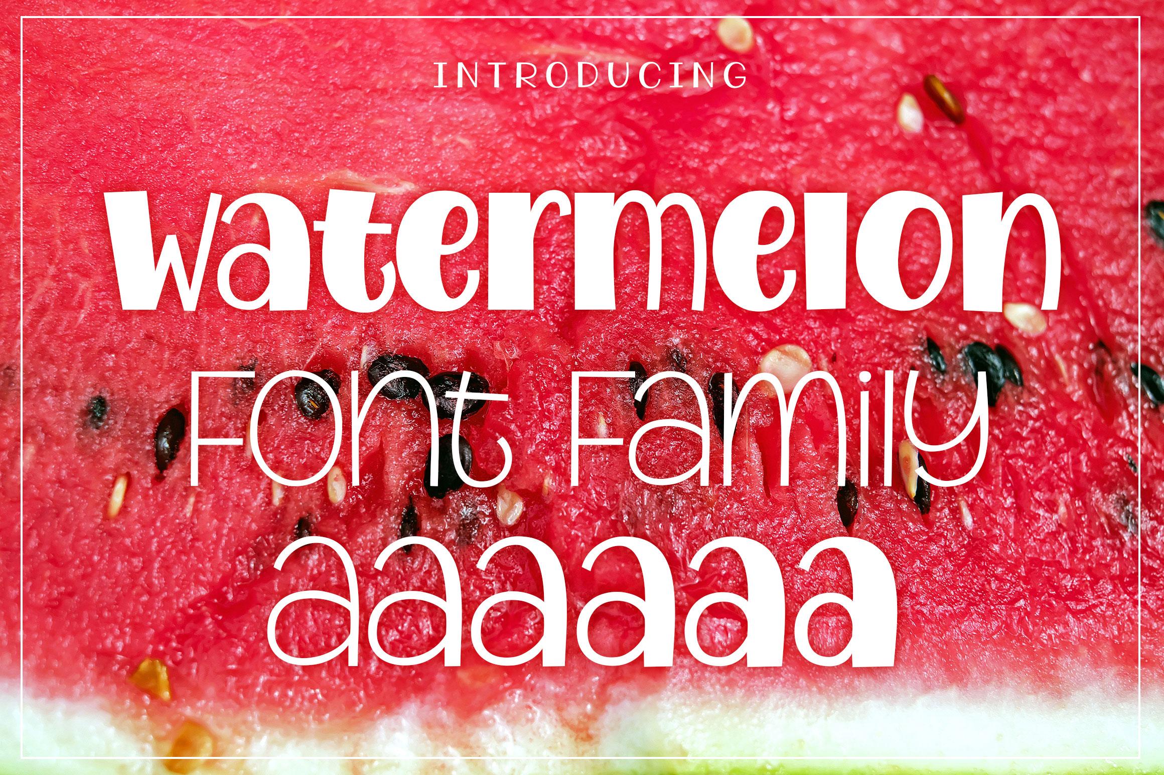 Watermelon Font