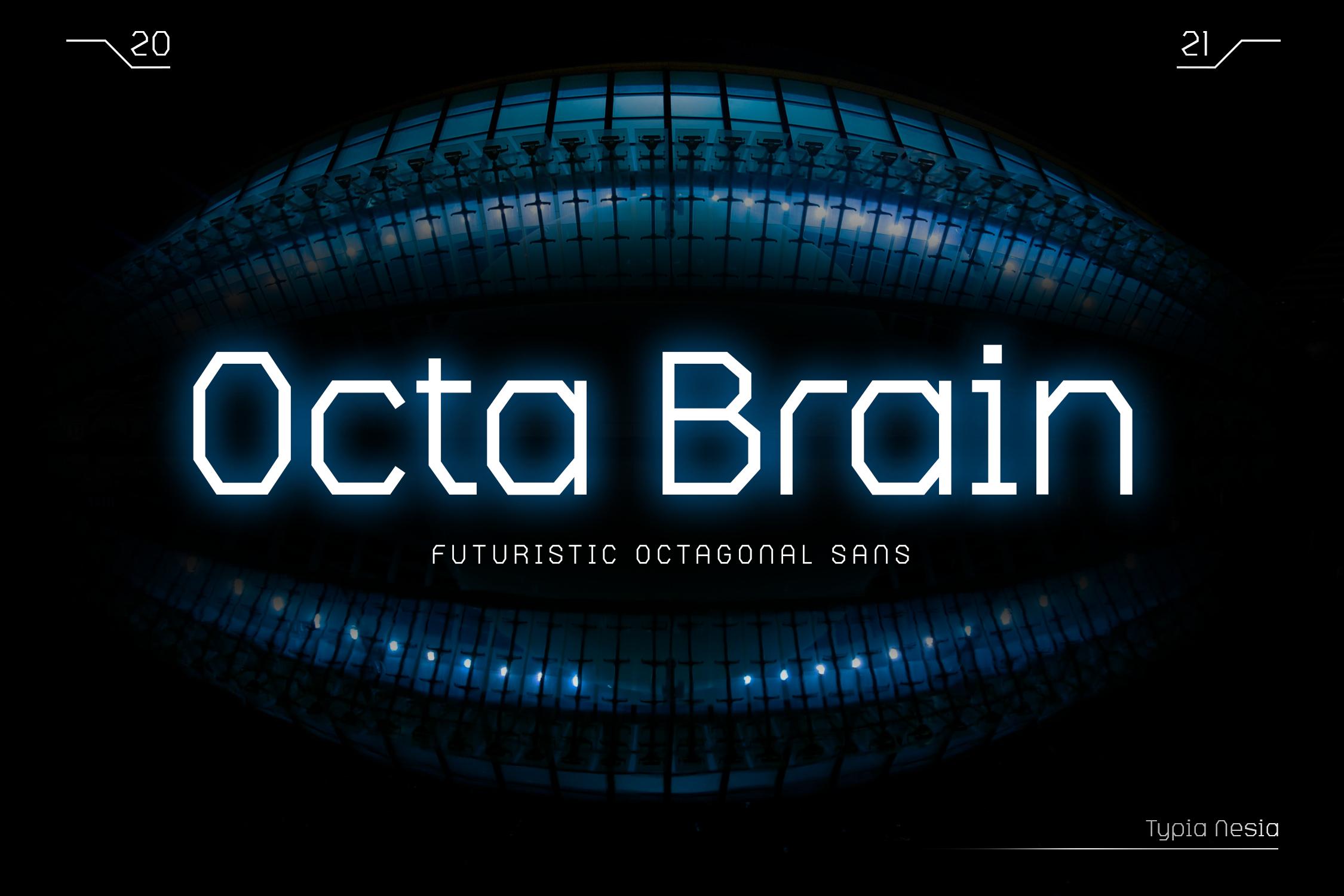Octa Brain Font