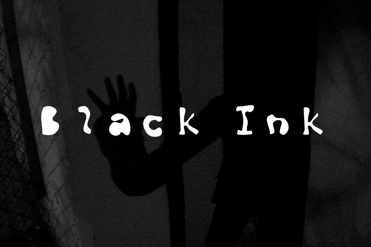Black Ink Font