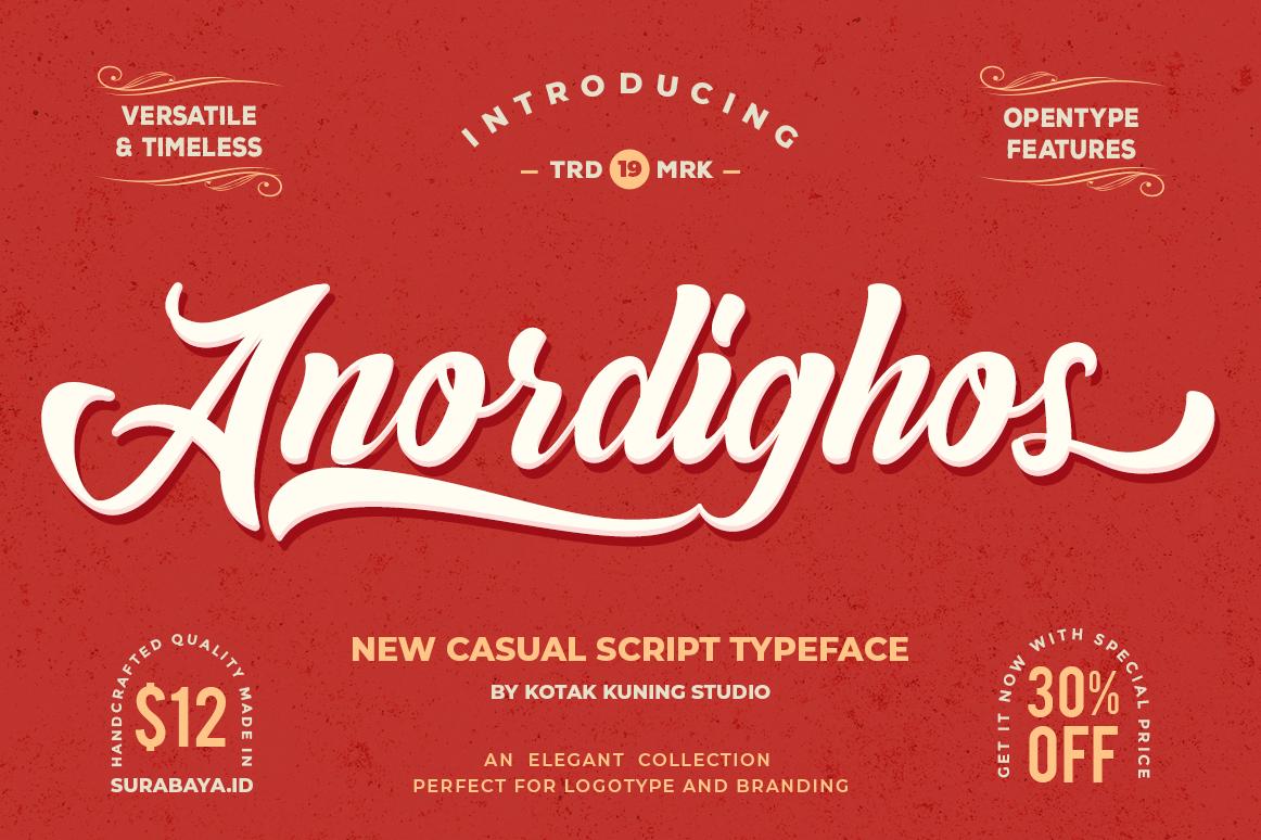 Anordighos Font