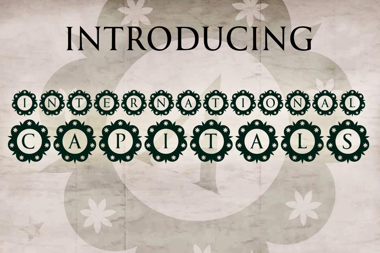 International Capitals Font