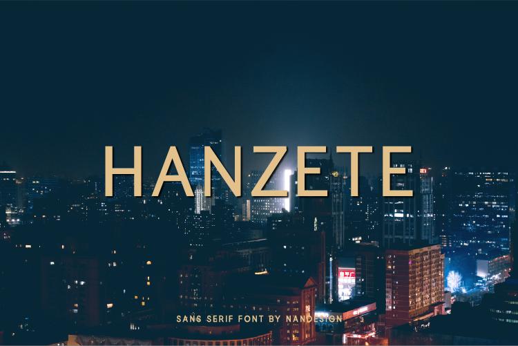 Hanzete Font