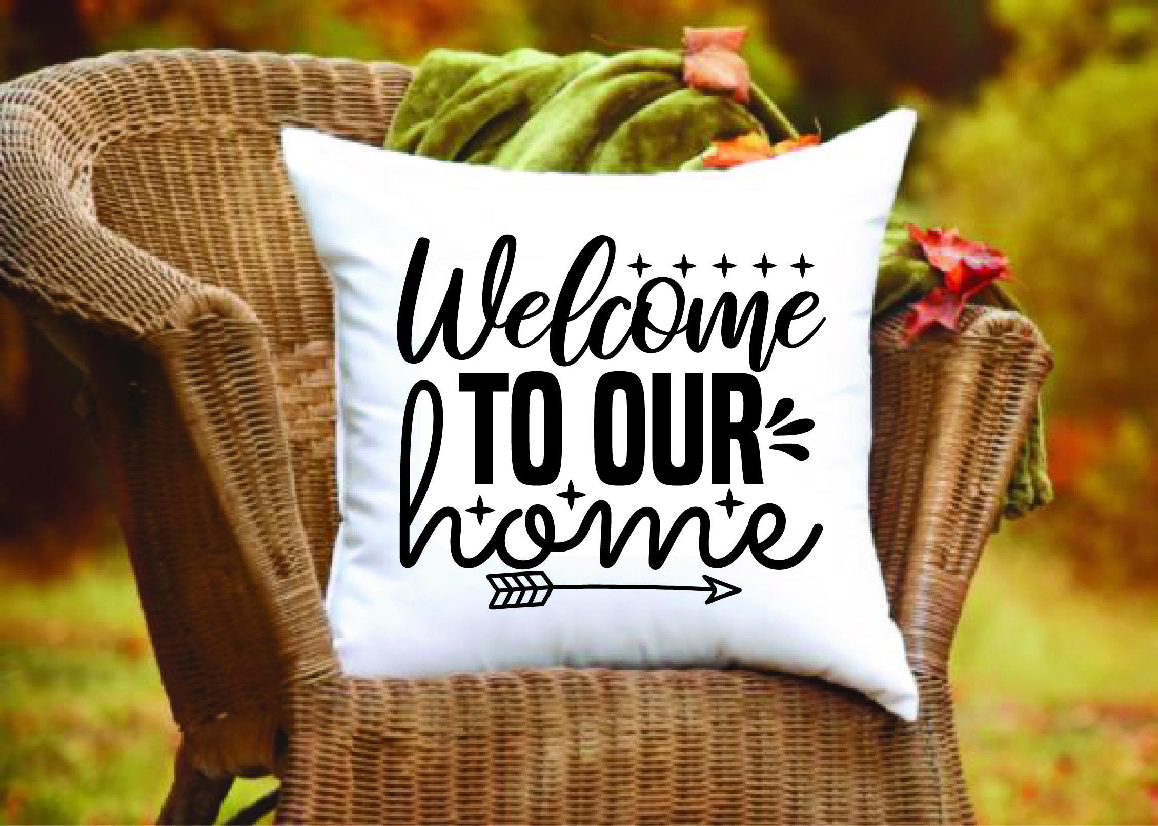 Doormat Svg Design,Welcome to Our Home