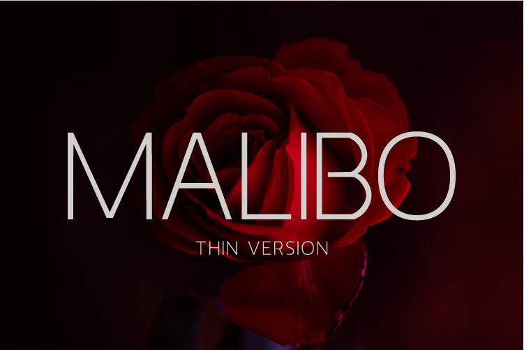 Malibo Thin Font