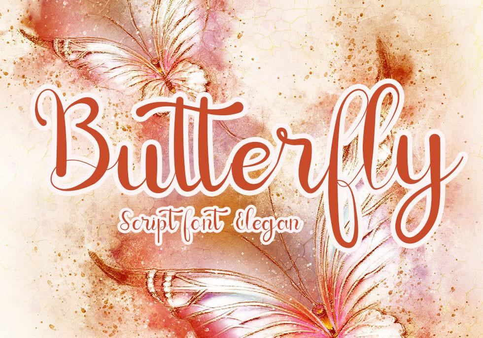 Butterfly Font