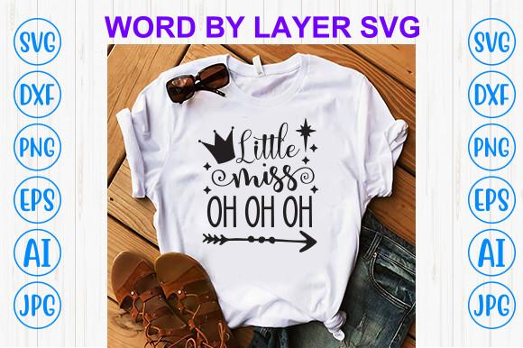 Little Miss Ho Ho Ho Svg Design