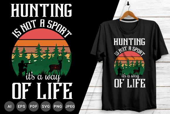 Hunting Deer T-shirt Design
